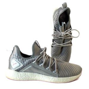 Puma Womens Nrgy Neko Cosmic Running Shoes Gray 192360-03 Textile Lace Up 10M